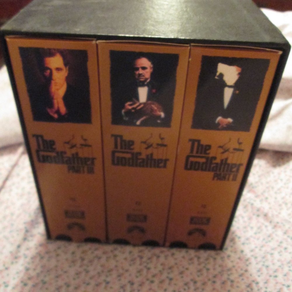 GODFATHER VHS TAPE SET OF 3